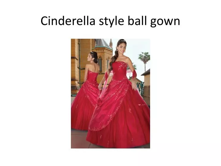 Ppt Cinderella Style Ball Gown Powerpoint Presentation Free