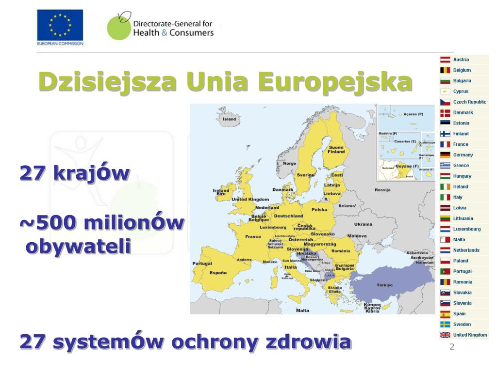 Referat Na Temat Unii Europejskiej PPT - Polityka zdrowotna na poziomie Unii Europejskiej PowerPoint