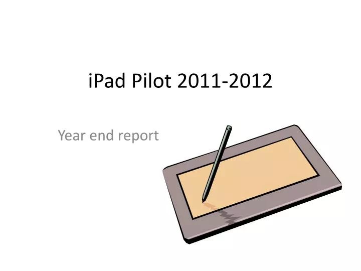 ipad pilot 2011 2012 n.