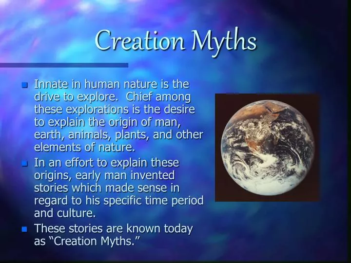 creation myth presentation