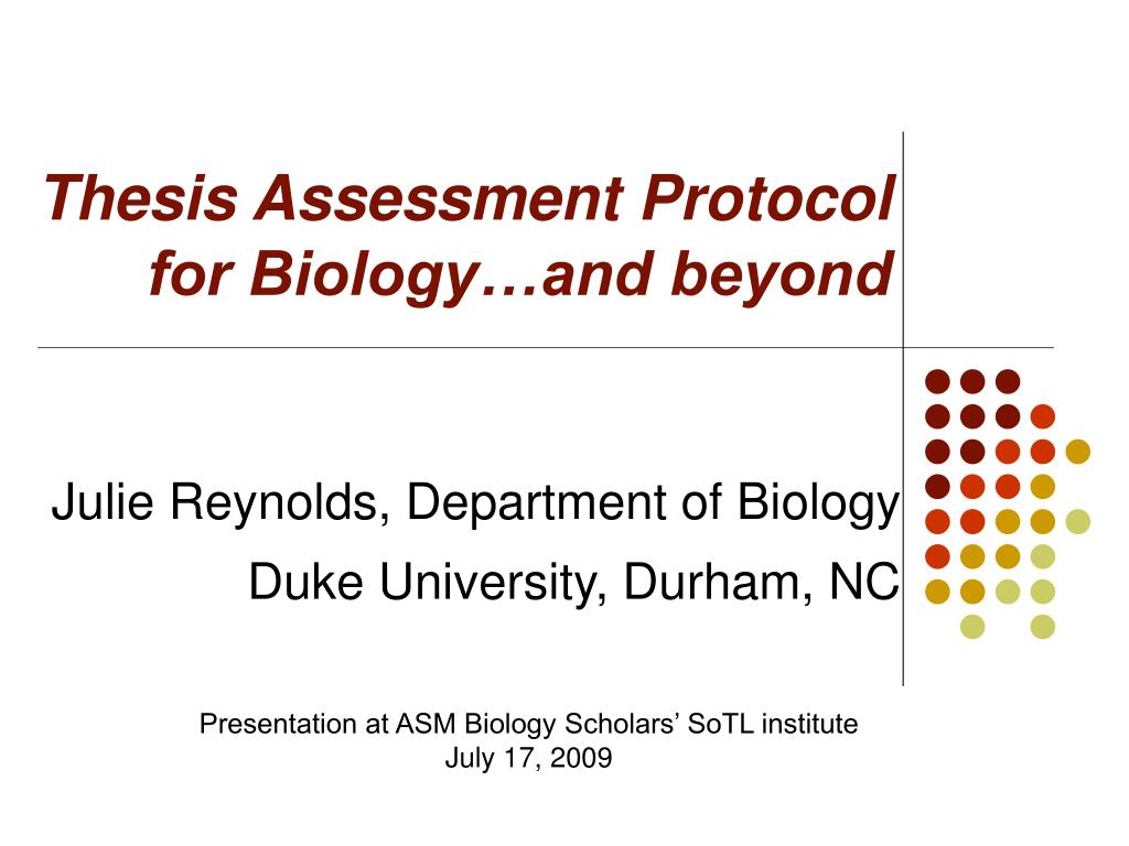 biology thesis pdf