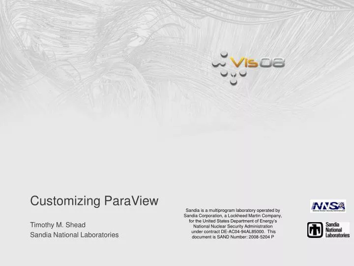 customizing paraview n.