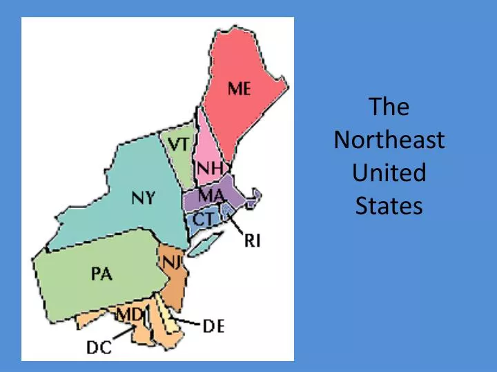 Picture of the northeast states