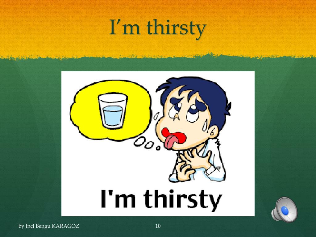 Hungry cold. Смайлик thirsty. Thirsty рисунок. I'M thirsty картинка. Карточки на английском языке thirsty.
