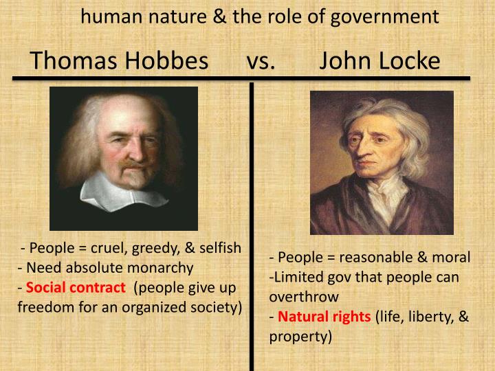 hobbes vs. locke