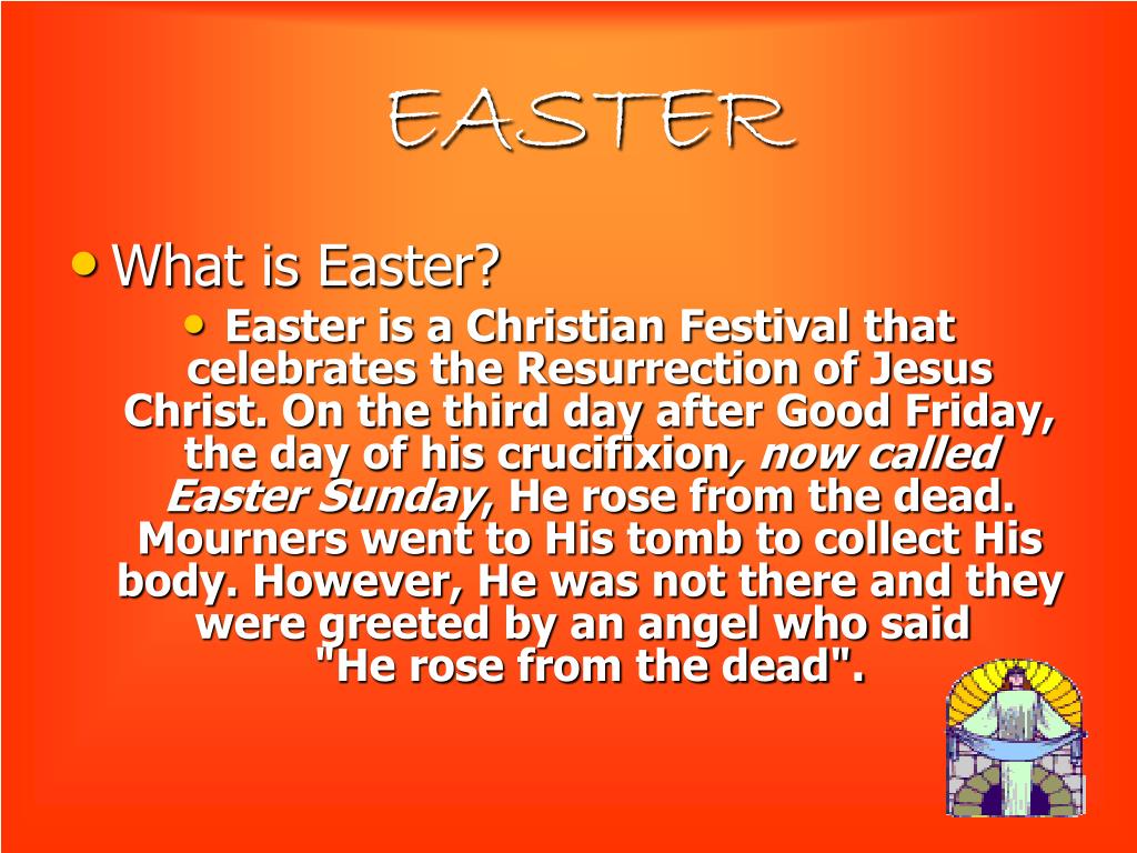 PPT THE MEANING OF EASTER PowerPoint Presentation, free download ID