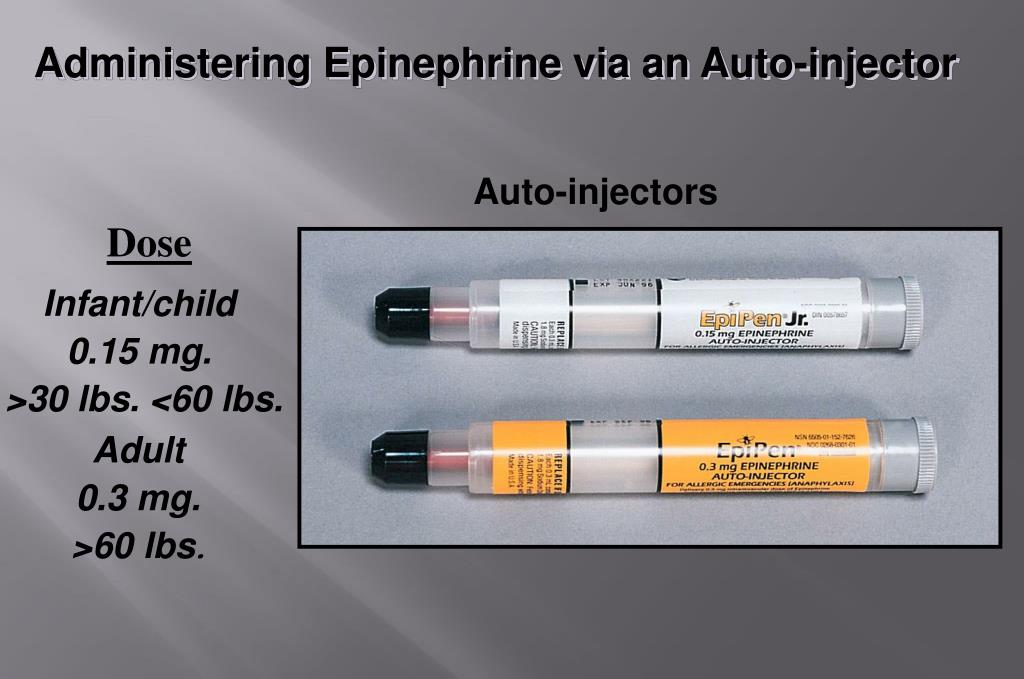 epinephrine high blood pressure