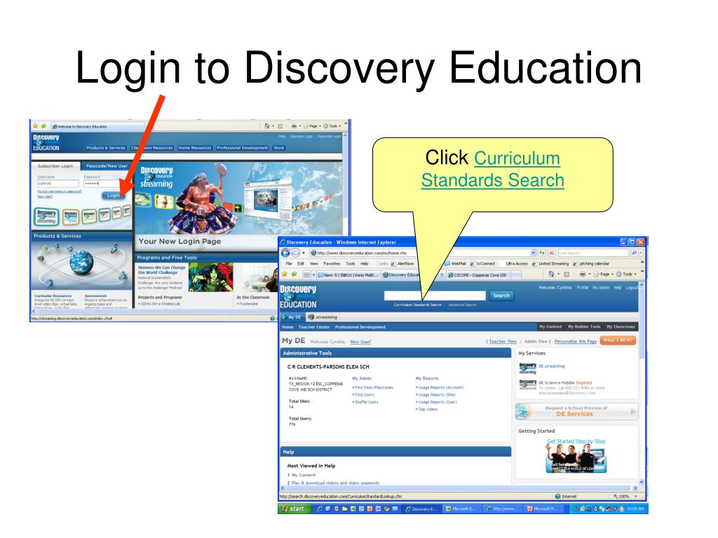 PPT Discovery Education PowerPoint Presentation, free download ID
