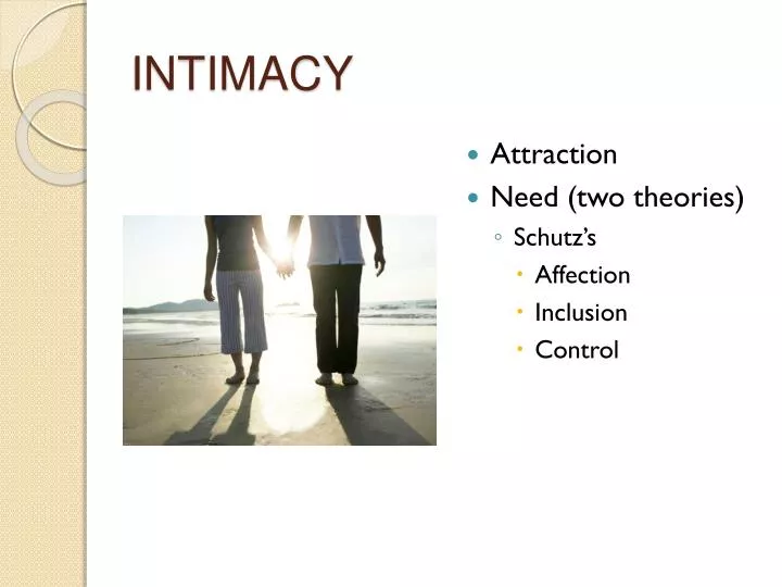 intimacy n.