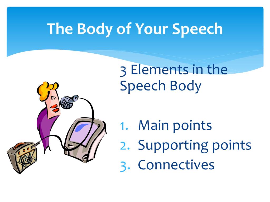 thinking strategically about the body of your speech means