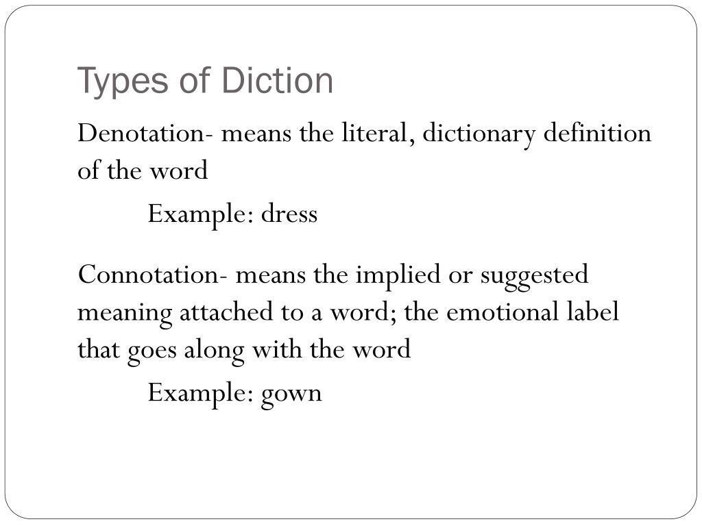 What does diction sale mean