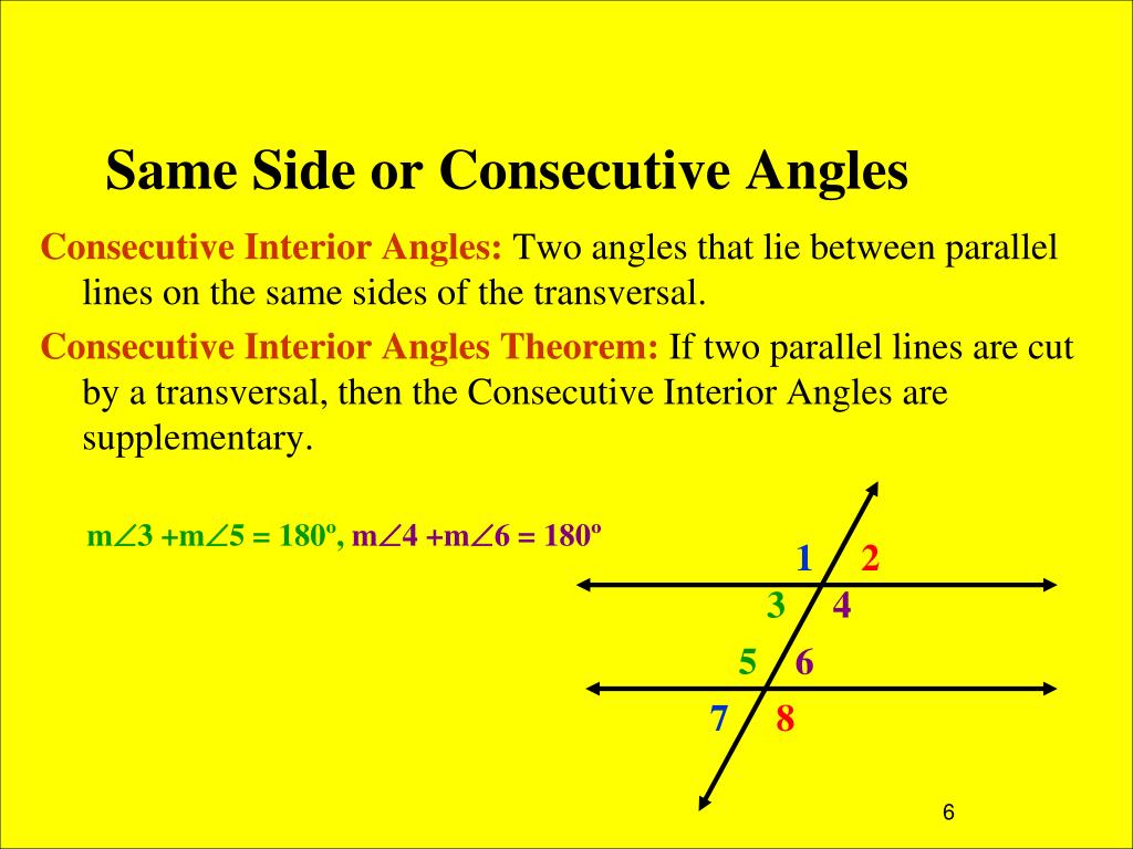 Ppt Angles And Parallel Lines Powerpoint Presentation
