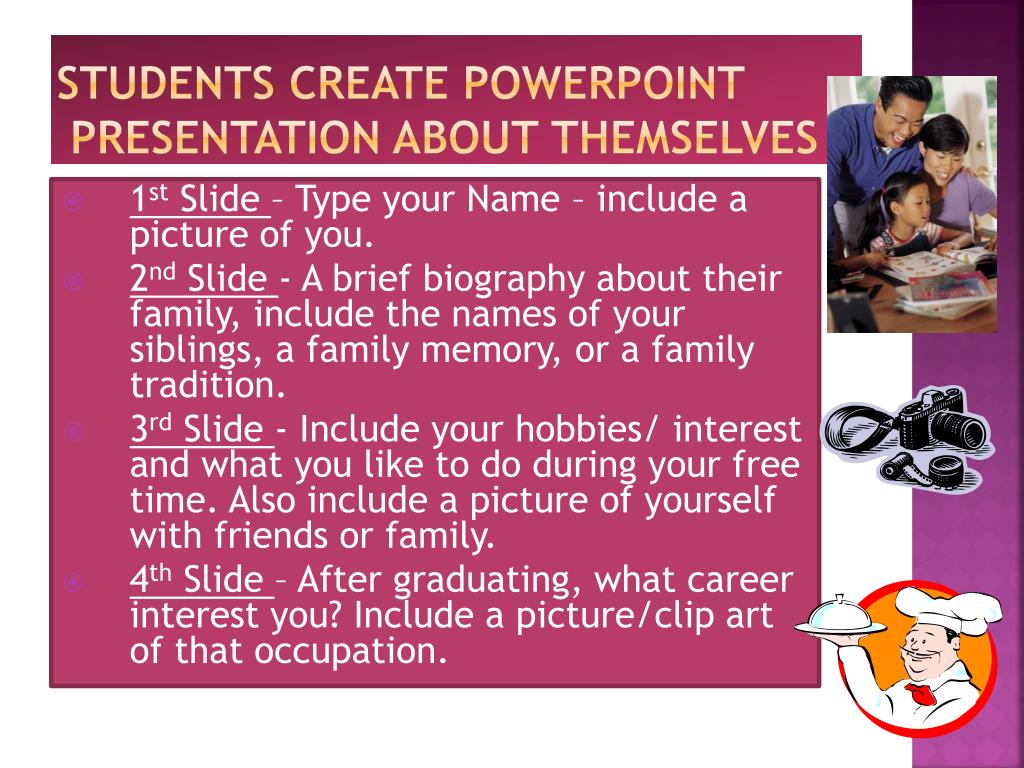 what to put in a get to know you presentation