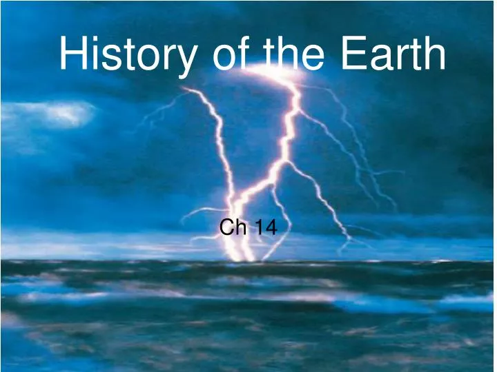 history of the earth n.