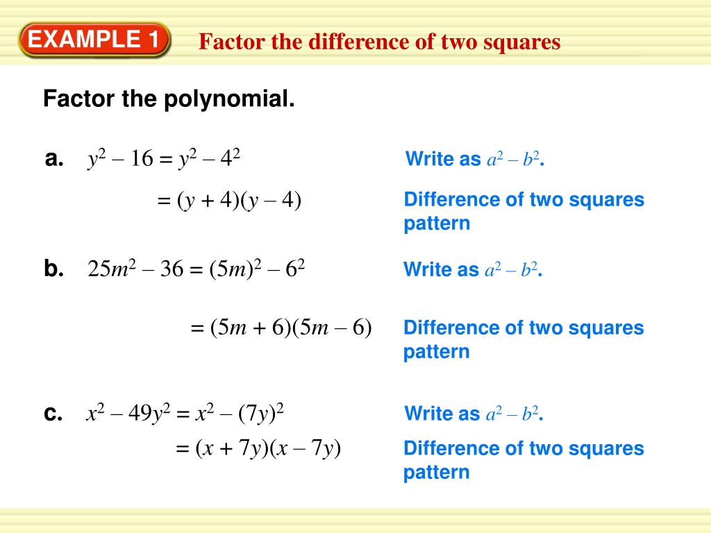 PPT Factor Special Products PowerPoint Presentation Free Download 