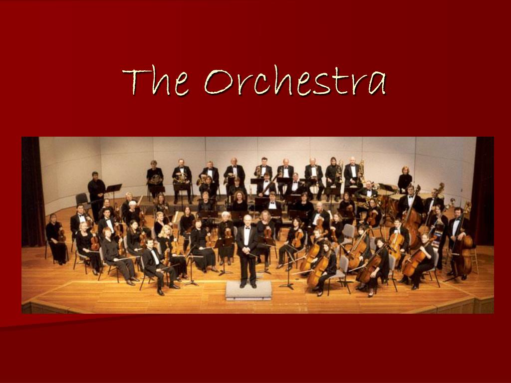 Instruments of the orchestra on sale powerpoint