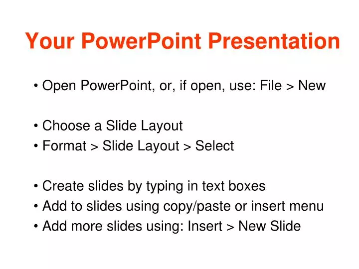 your powerpoint presentation n.