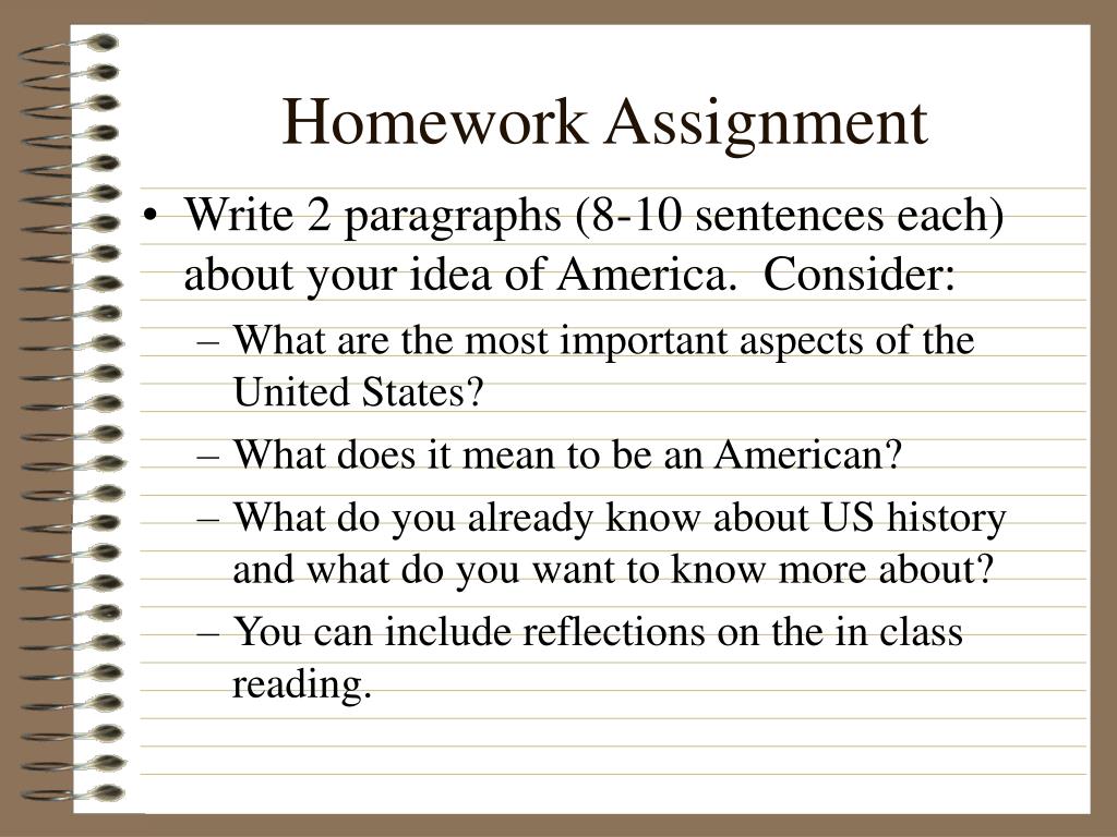 assignment homework meaning