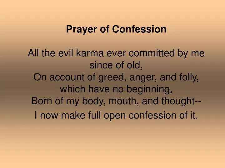 PPT Prayer of Confession PowerPoint Presentation, free download ID6856901