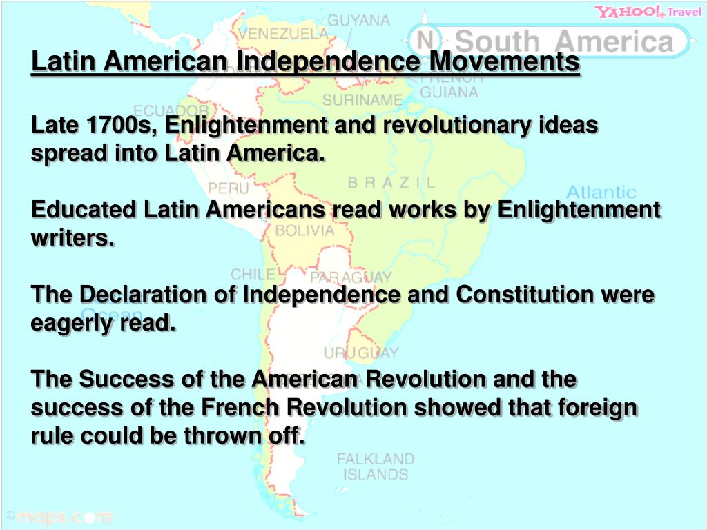 latin american independence essay