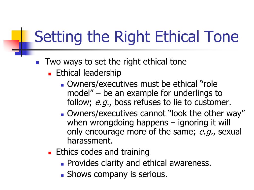 Often The Ethical Tone Of A Business Is Set By: PPT - Legal and Ethical Environment of Business (Mgmt 518) PowerPoint