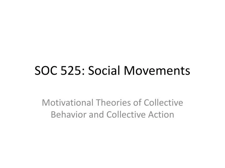 soc 525 social movements n.
