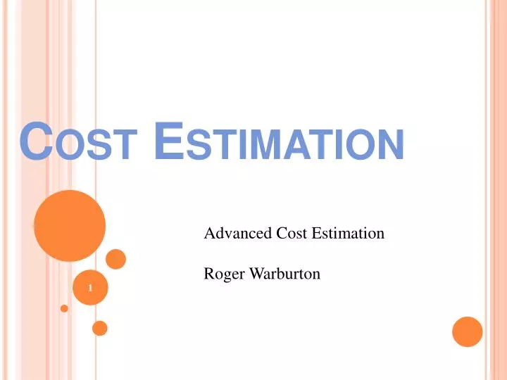 PPT - Cost Estimation PowerPoint Presentation, free download - ID:6860410