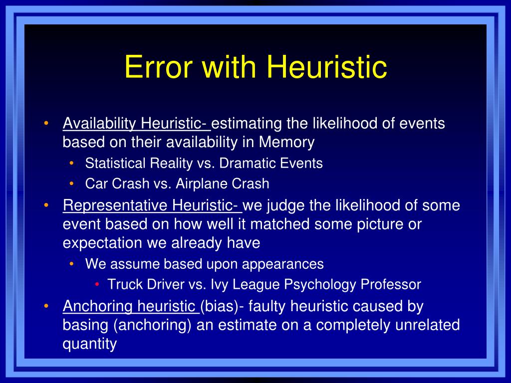 heuristic problem solving nyu