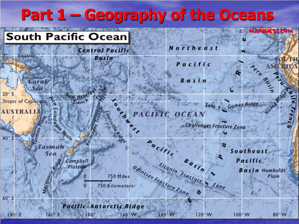 South pacific ocean