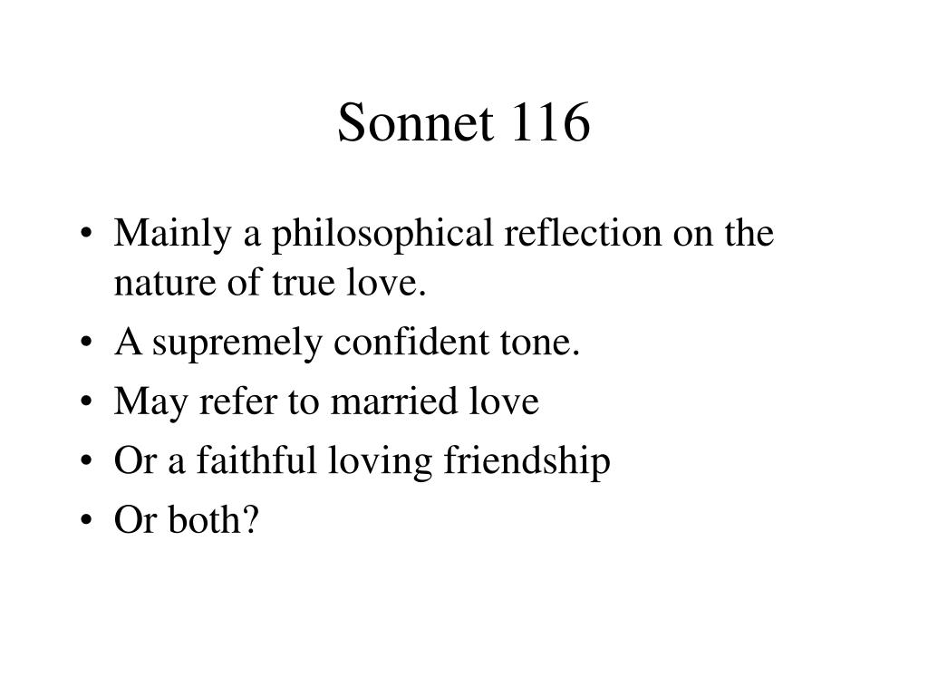 personification in sonnet 116