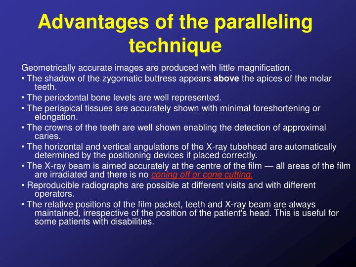 paralleling technique