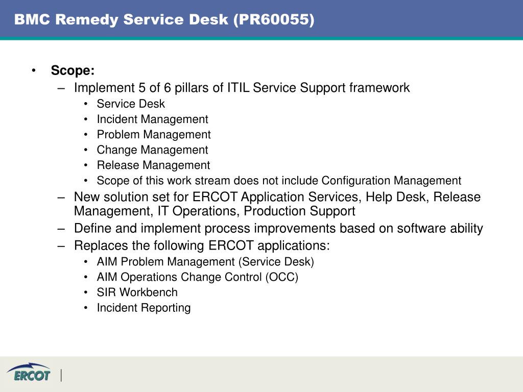 Ppt Ercot Service Desk Upgrade Powerpoint Presentation Free