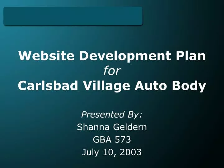 Village Auto Body >> Ppt Website Development Plan For Carlsbad Village Auto Village Auto Body >> Ppt Website Development Plan For Carlsbad Village Auto