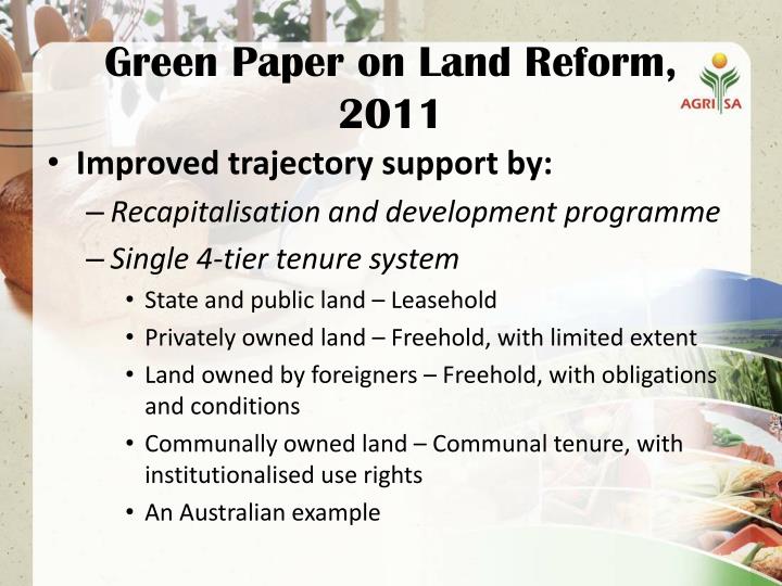 land tenure reform in zimbabwe essay Aim was to address the unequal land tenure caused by the land apportionment act of 1890 the process of land reform brought with it mixed results including unexpected outcomes land is the slogan encouraging land reform in zimbabwe (mugabe, 2001. land tenure reform in zimbabwe essay Aim was to address the unequal land tenure caused by the land apportionment act of 1890 the process of land reform brought with it mixed results including unexpected outcomes land is the slogan encouraging land reform in zimbabwe (mugabe, 2001.