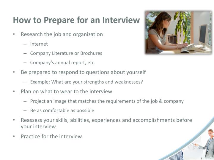 how to prepare a ppt for interview