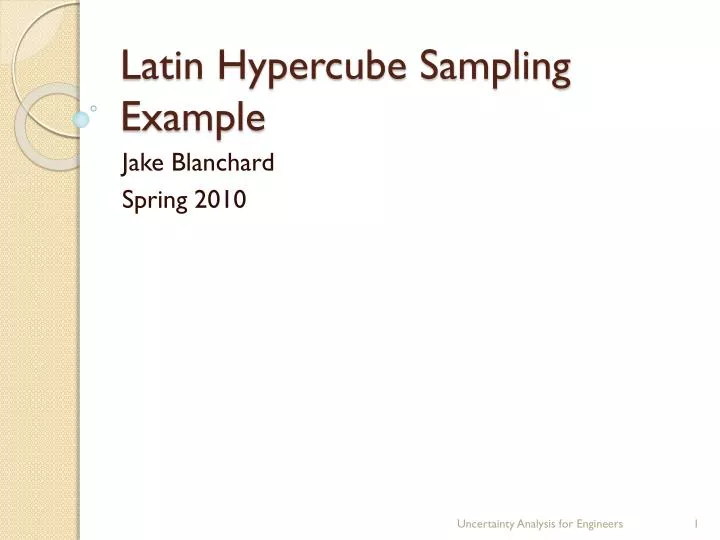 matlab latin hypercube sampling code matlab latin hypercube sampling code