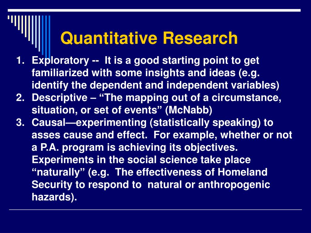 Quantitative Research Design Gambaran