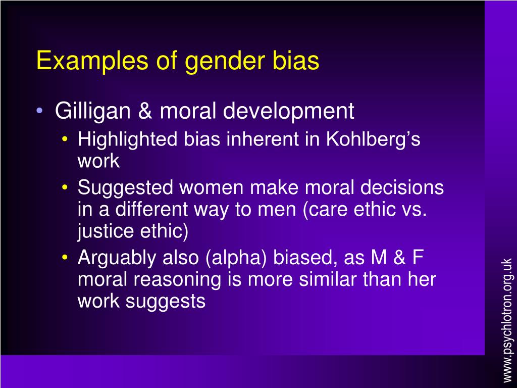 dissertation gender bias