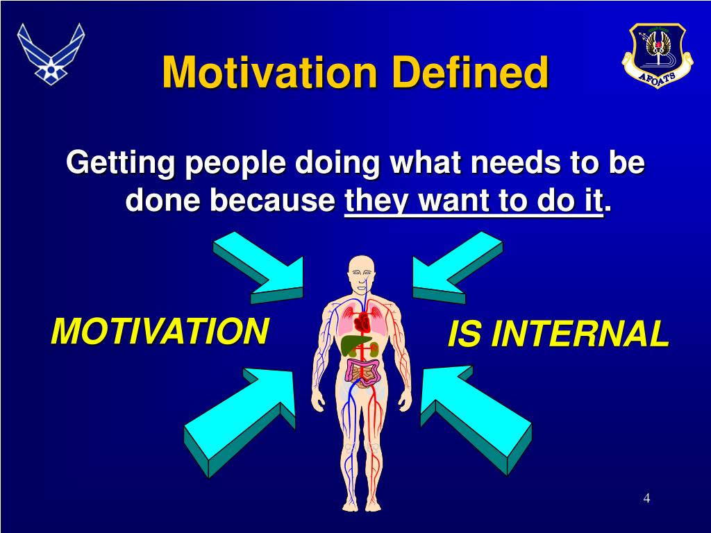 define motivational presentation