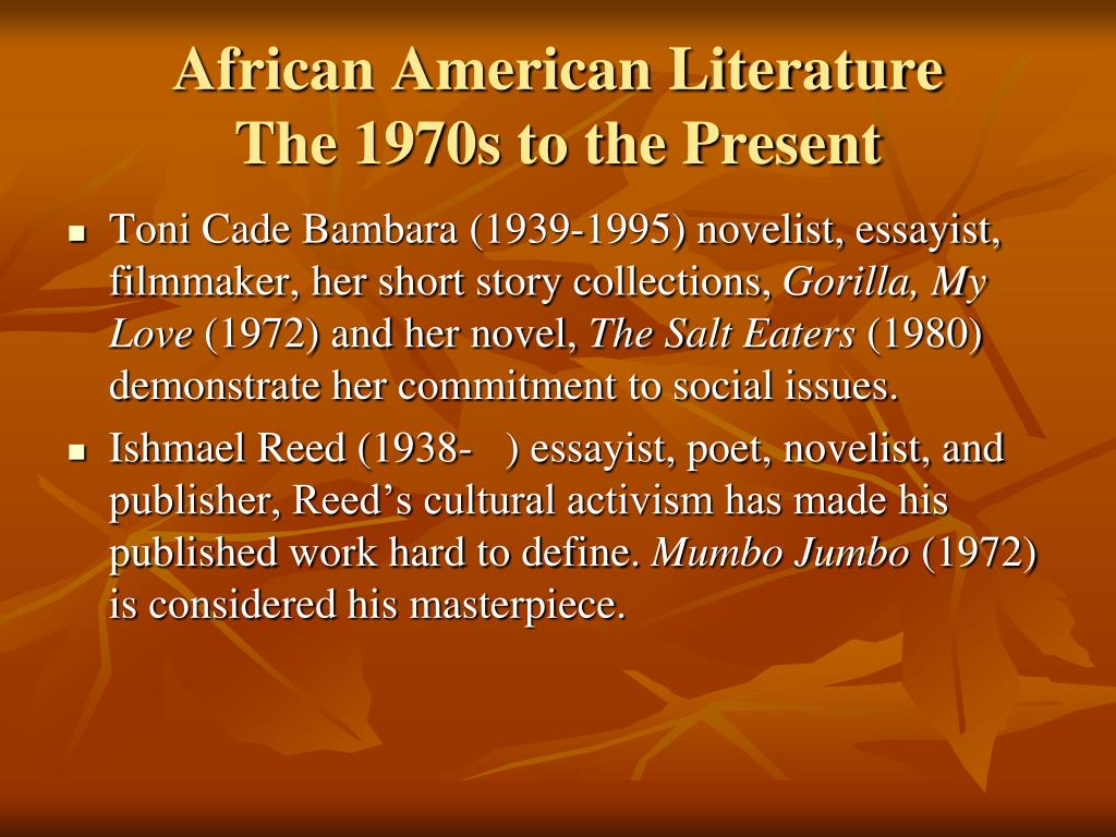 phd african american literature