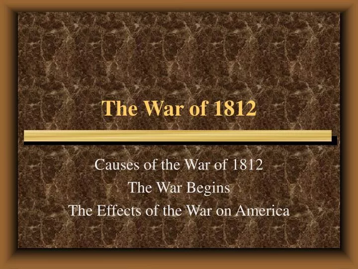 cause and effect essay on war of 1812 Students will evaluate the causes and effects of the battle of baltimore and the war of 1812 why because and effect a cause-and-effect essay using. cause and effect essay on war of 1812 Students will evaluate the causes and effects of the battle of baltimore and the war of 1812 why because and effect a cause-and-effect essay using.