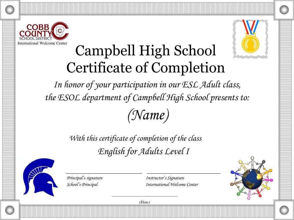 High Scool Certificate. International School Certificates. English School Certificate.