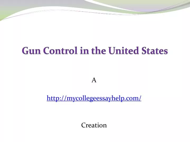 gun control in the united states n.