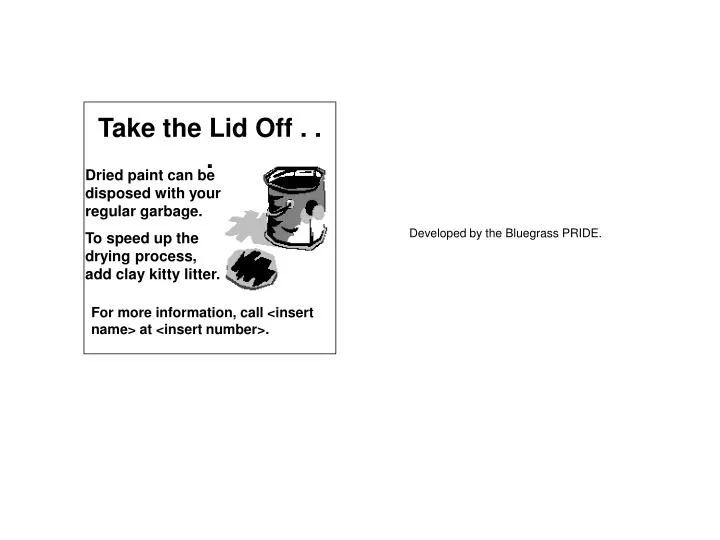 PPT Take the Lid Off . . . PowerPoint Presentation, free download