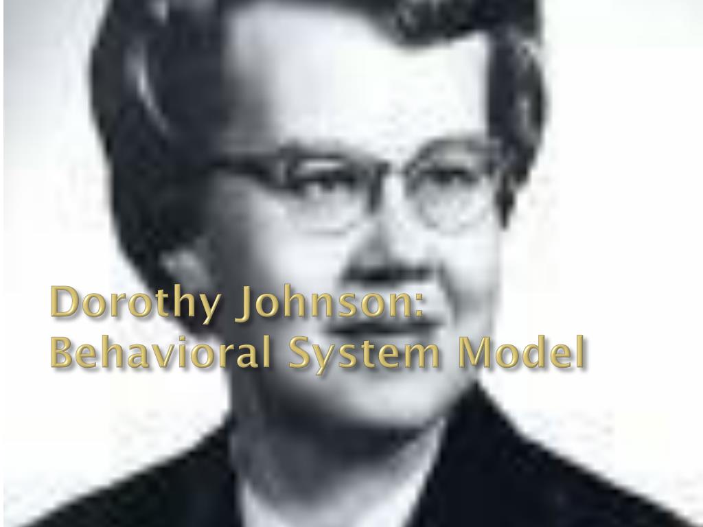 dorothy johnson behavioral system model