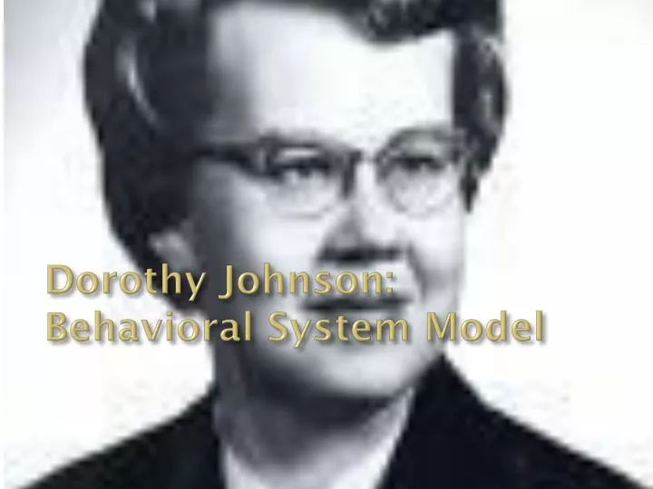 dorothy johnson nursing