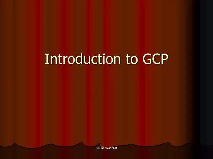 PPT Introduction To GCP PowerPoint Presentation Free Download ID 