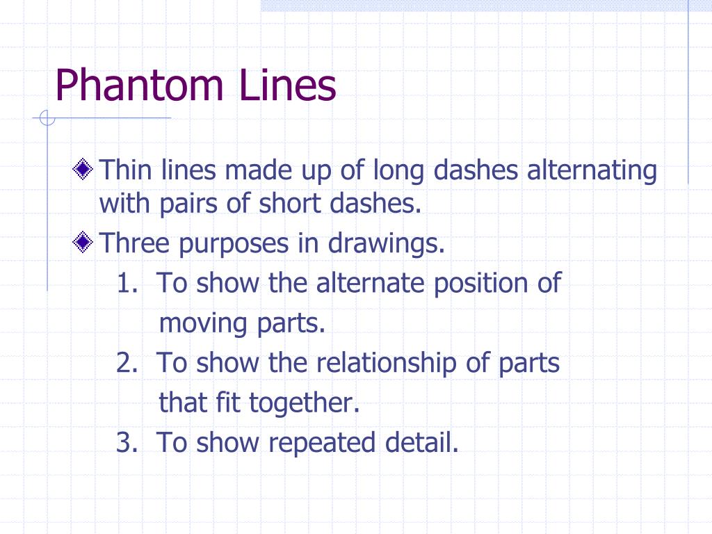 what is a phantom line definition
