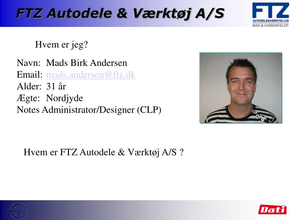 PPT - FTZ Autodele & Værktøj A/S PowerPoint Presentation, free download -  ID:6879932