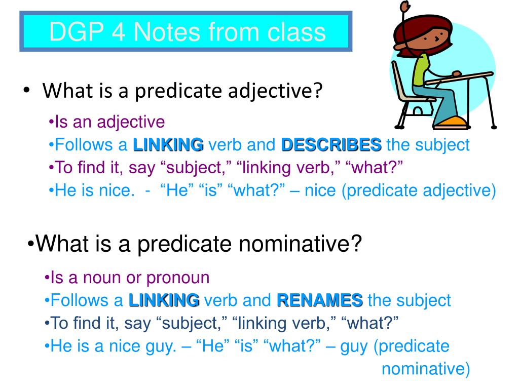 PPT What Is A Predicate Adjective PowerPoint Presentation Free 